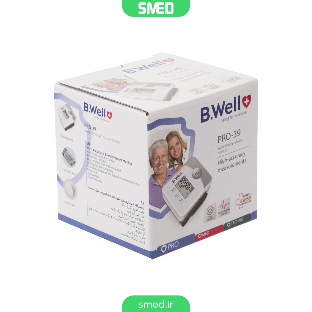 دستگاه فشار سنج مچی مدل PRO-39 بی ول (B.WELL)