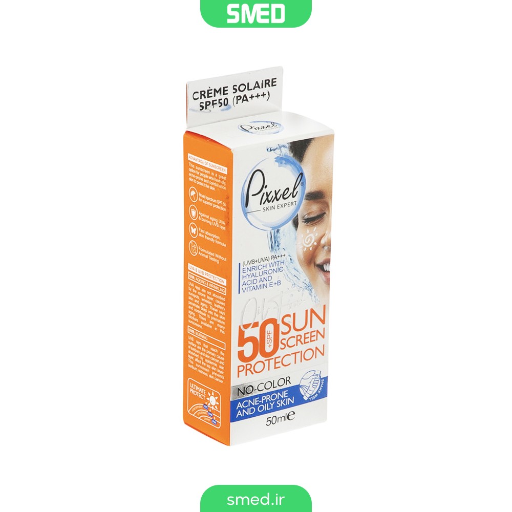 کرم ضد آفتاب مناسب پوست چرب SPF50 پیکسل (Pixxel)