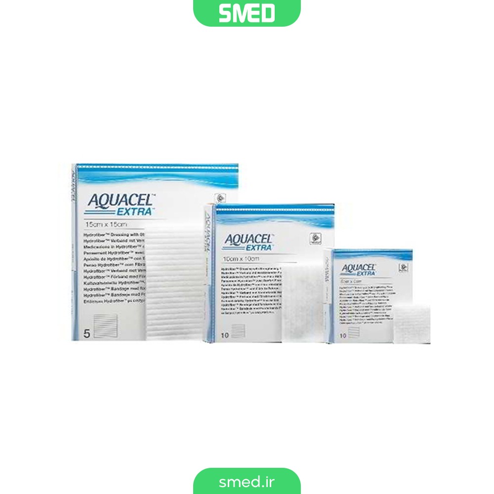 پانسمان هیدروفایبر فوق جاذب آکواسل اکسترا کانواتک (Convatec)