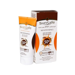کرم ضد آفتاب SPF50 روشن کننده سان سیف (Sunsafe)