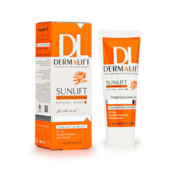 کرم ضد آفتاب سان لیفت فاقد چربی +SPF50 درمالیفت (Dermalift)