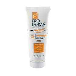 ضد آفتاب مینرال SPF40 سان وست پرو درما (Pro Derma)